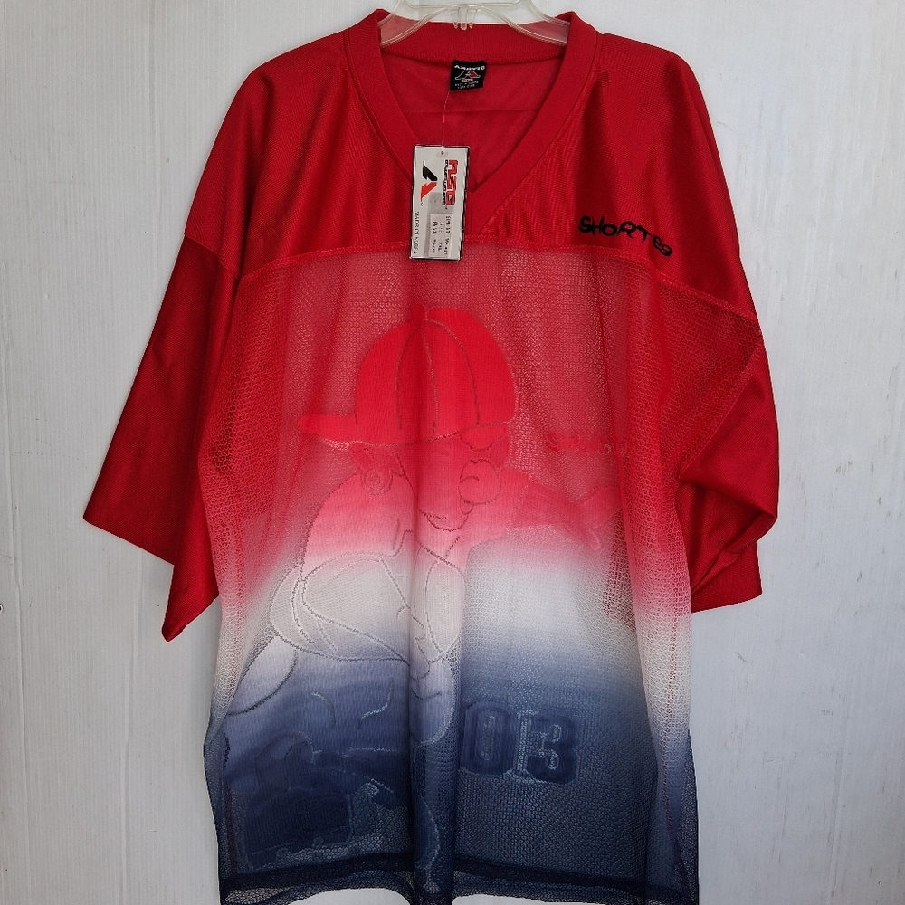 Arctic Shorty 69 Mesh Jersey Mens Size XXL Red/White/Blue
